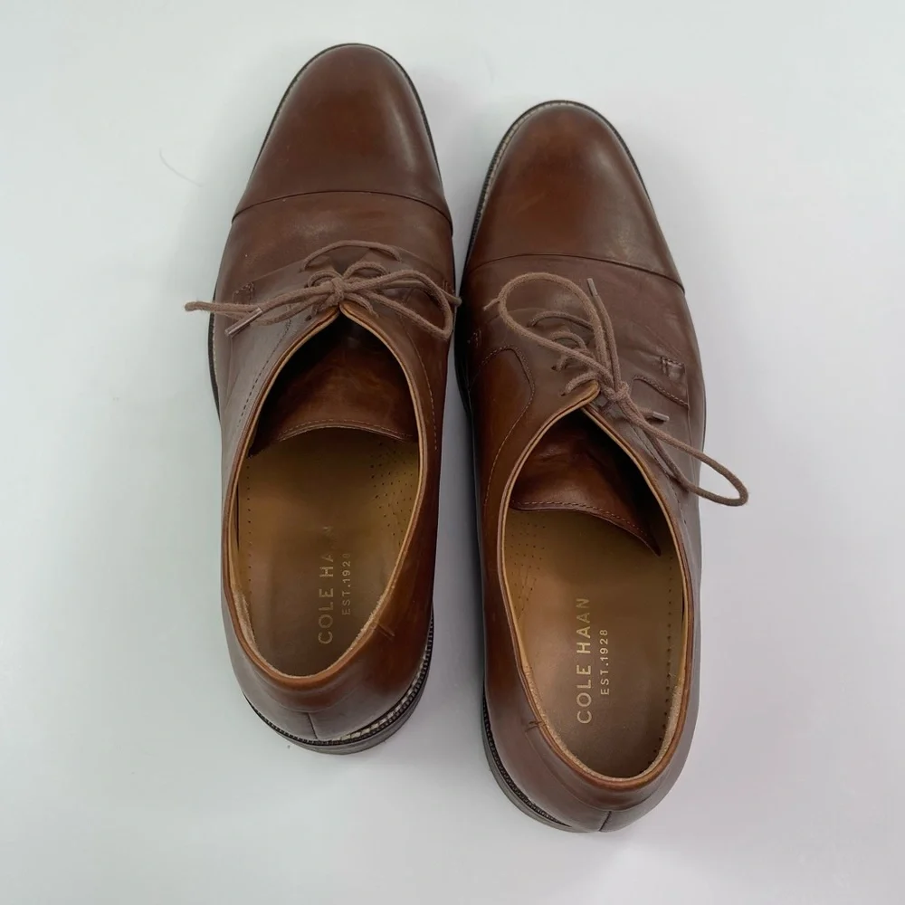 Cole Haan Grand OS Brown Cap Toe Oxfords size 12M